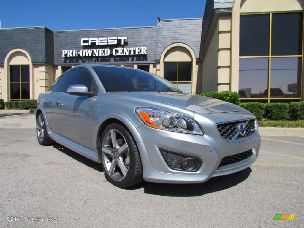 2011 C30 T5 R-Design - Premium Electric Silver Metallic / Off Black T-Tec photo #1