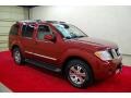 2008 Red Brawn Nissan Pathfinder LE  photo #1