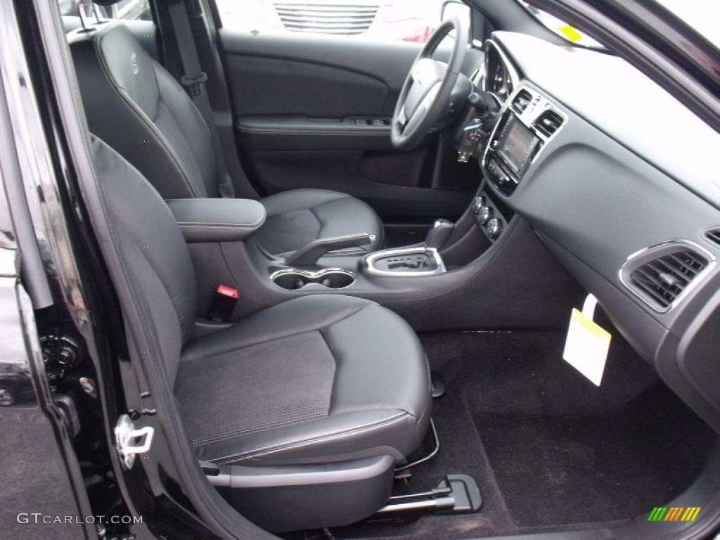Black Interior 2011 Chrysler 200 S Photo #49394345