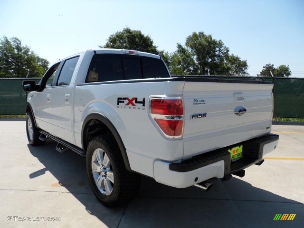 2010 F150 FX4 SuperCrew 4x4 - Oxford White / Black photo #5