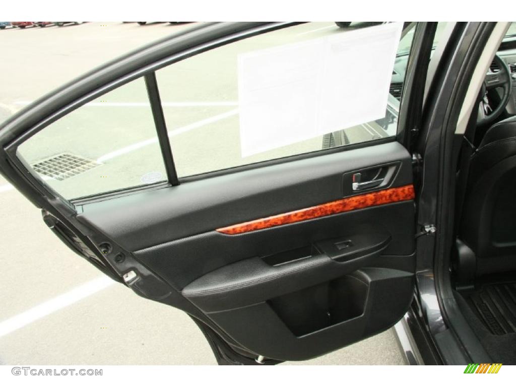 2011 Subaru Legacy 2.5i Limited Off-Black Door Panel Photo #49394969