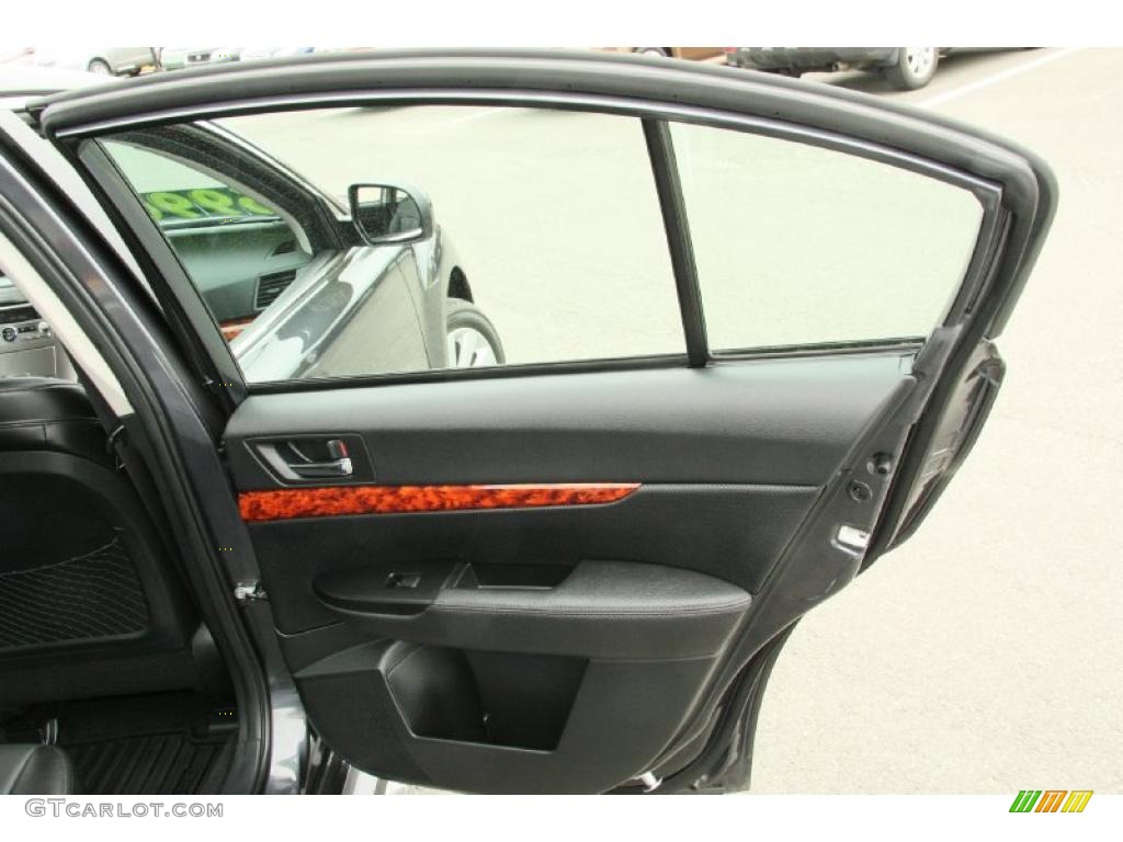 2011 Subaru Legacy 2.5i Limited Off-Black Door Panel Photo #49395059