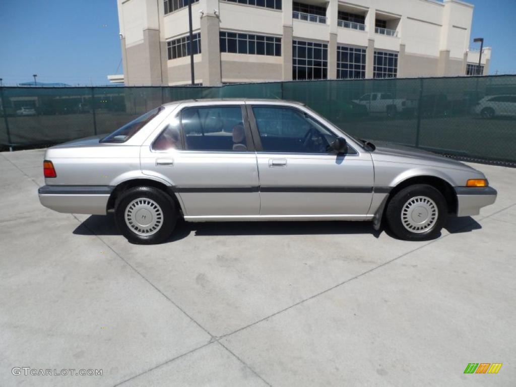 1987 Accord LXi Sedan - Champagne Beige Metallic / Burgundy photo #2