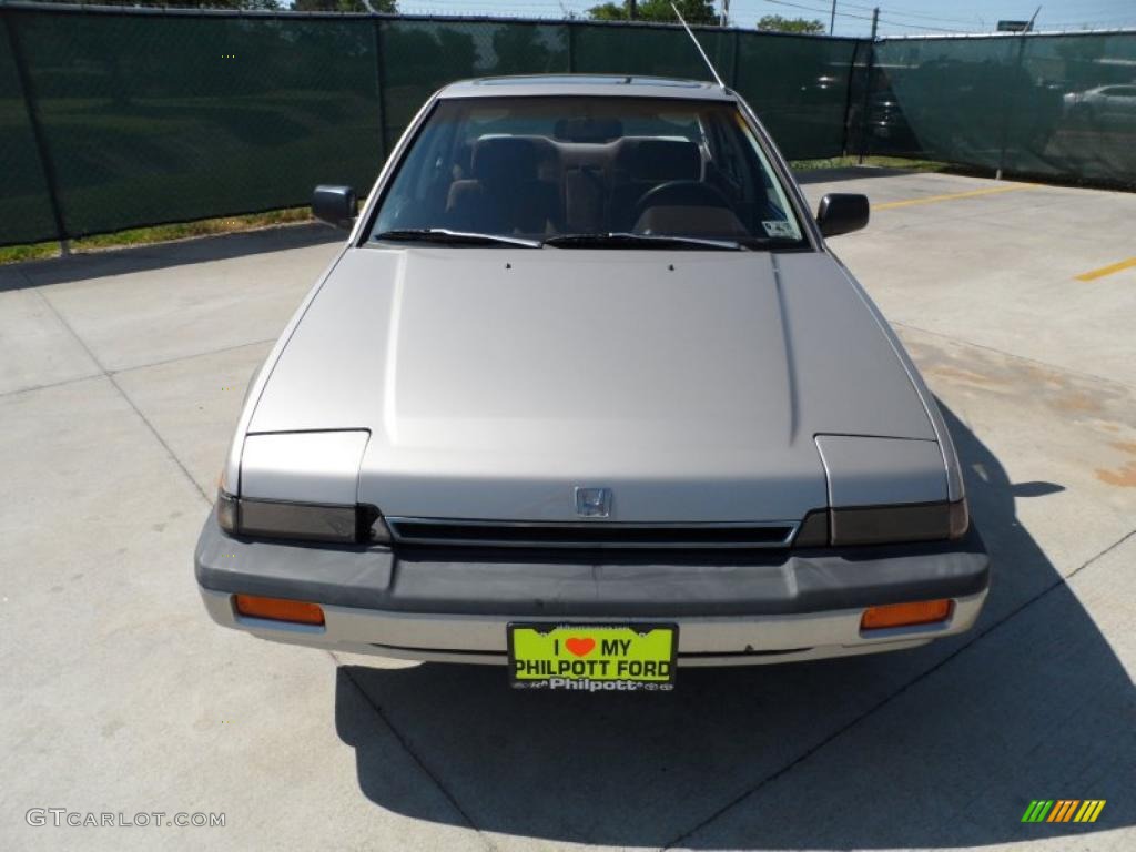 1987 Accord LXi Sedan - Champagne Beige Metallic / Burgundy photo #8