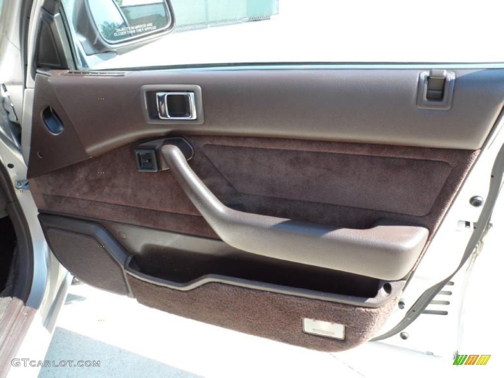 1987 Accord LXi Sedan - Champagne Beige Metallic / Burgundy photo #18