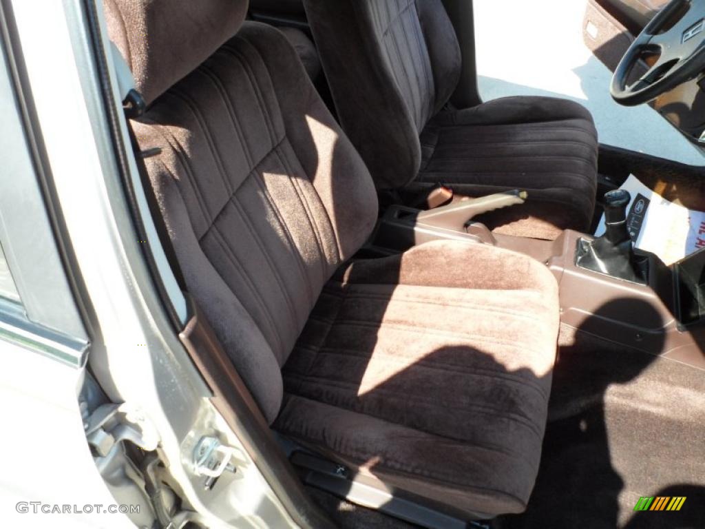 1987 Accord LXi Sedan - Champagne Beige Metallic / Burgundy photo #20