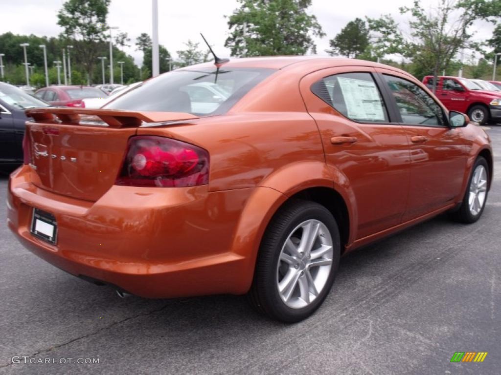 Mango Tango Pearl 2011 Dodge Avenger Mainstreet Exterior Photo #49395599
