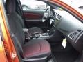 Black/Red 2011 Dodge Avenger Mainstreet Interior Color