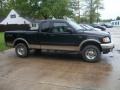 2000 Black Ford F150 Lariat Extended Cab 4x4  photo #3