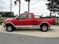 1997 Bright Red Ford F150 XLT Extended Cab 4x4  photo #7