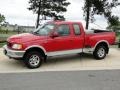 1997 Bright Red Ford F150 XLT Extended Cab 4x4  photo #9