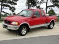 1997 Bright Red Ford F150 XLT Extended Cab 4x4  photo #10