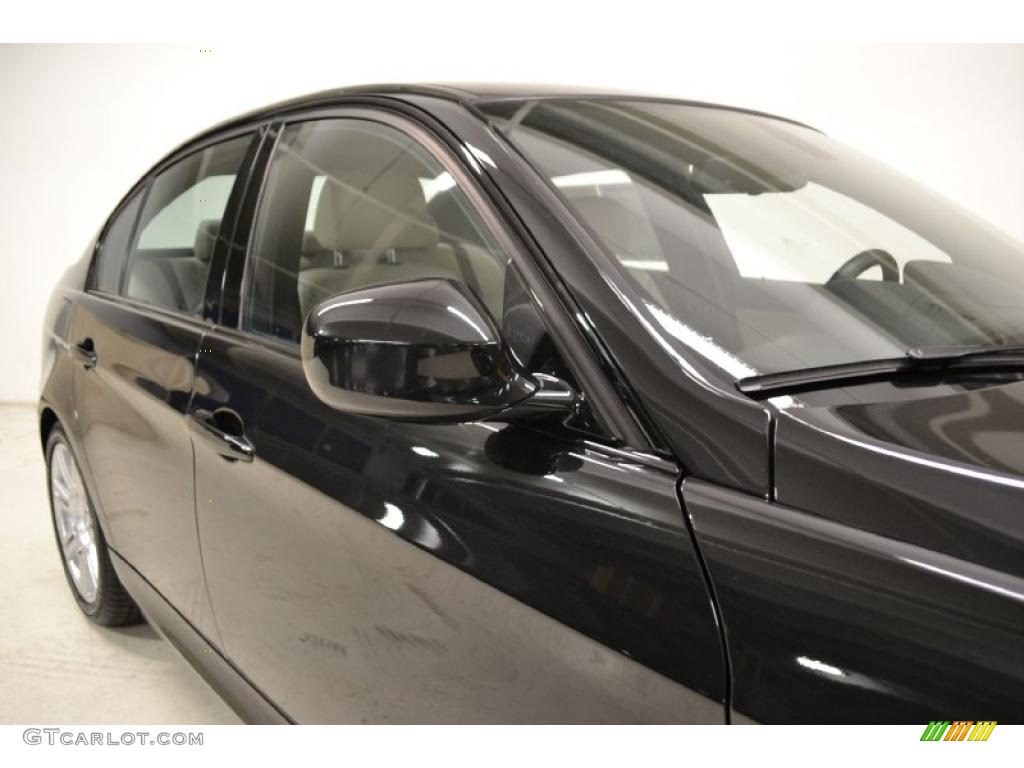 2010 3 Series 328i Sedan - Jet Black / Oyster/Black Dakota Leather photo #4
