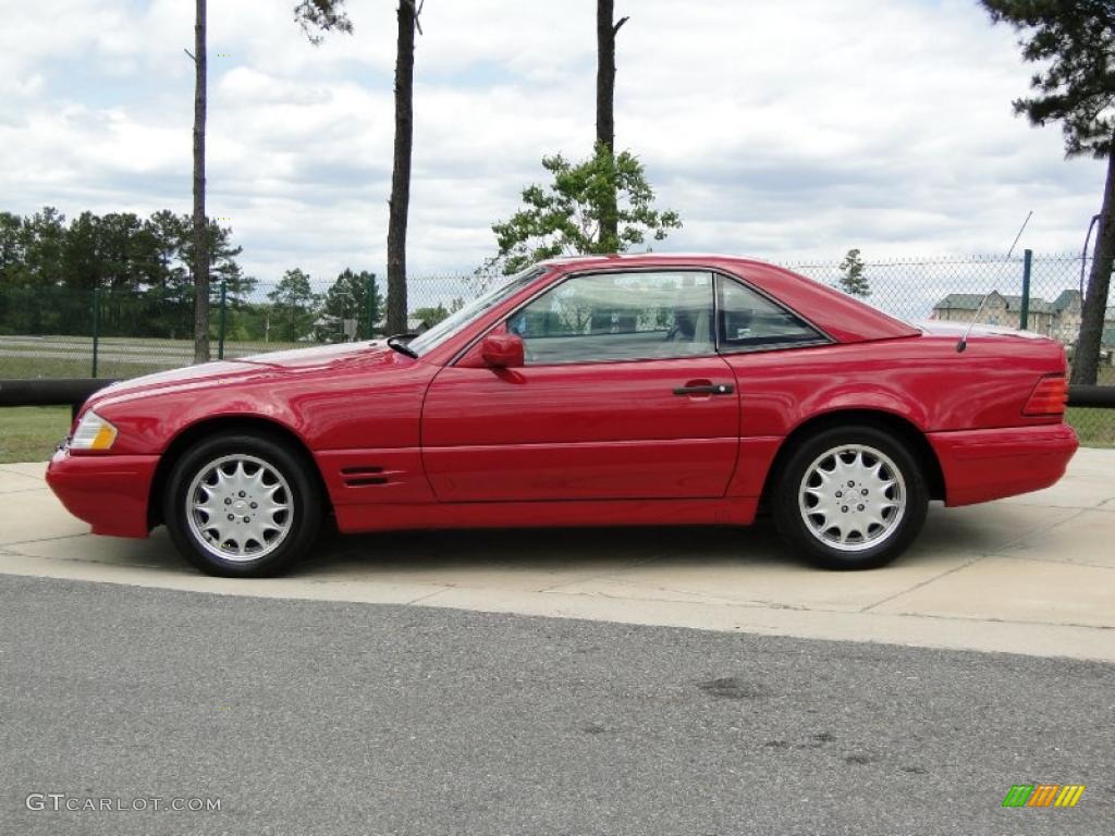 Imperial Red 1997 Mercedes-Benz SL 500 Roadster Exterior Photo #49396937