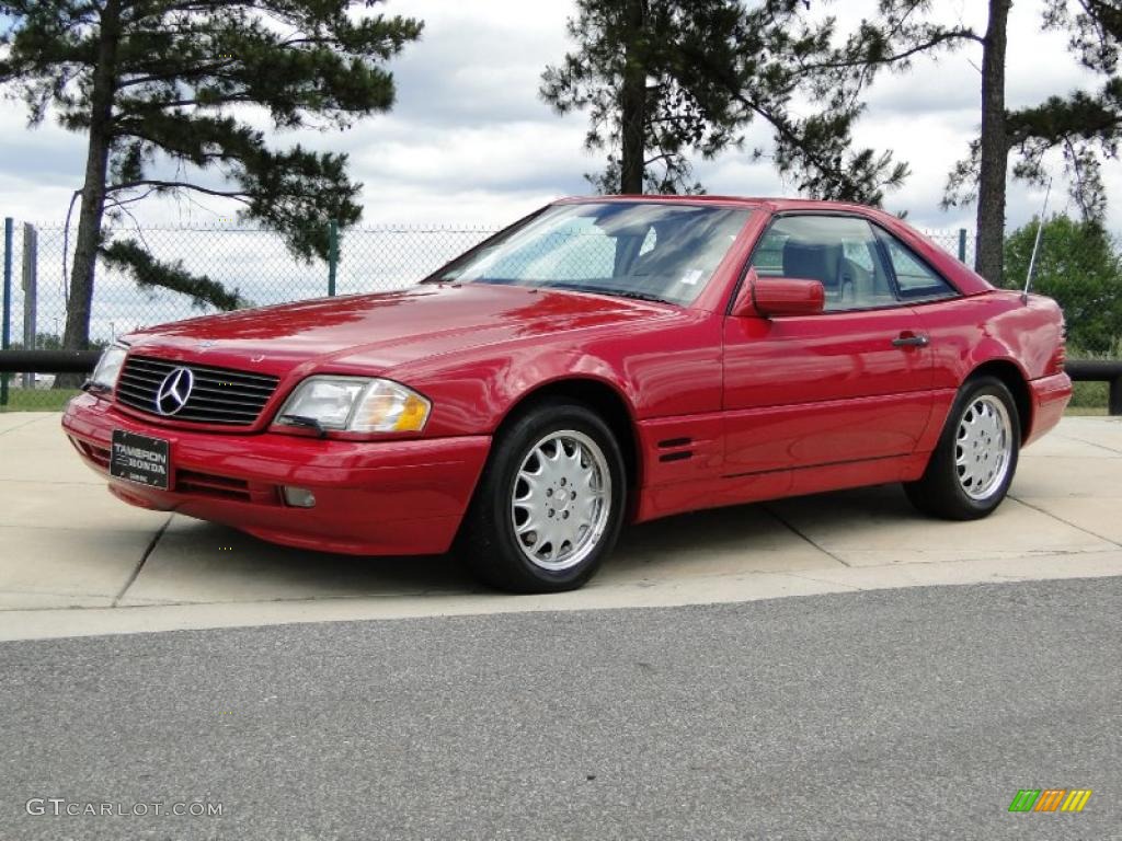 Imperial Red 1997 Mercedes-Benz SL 500 Roadster Exterior Photo #49397003