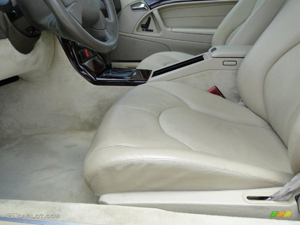 Parchment Beige Interior 1997 Mercedes-Benz SL 500 Roadster Photo #49397051