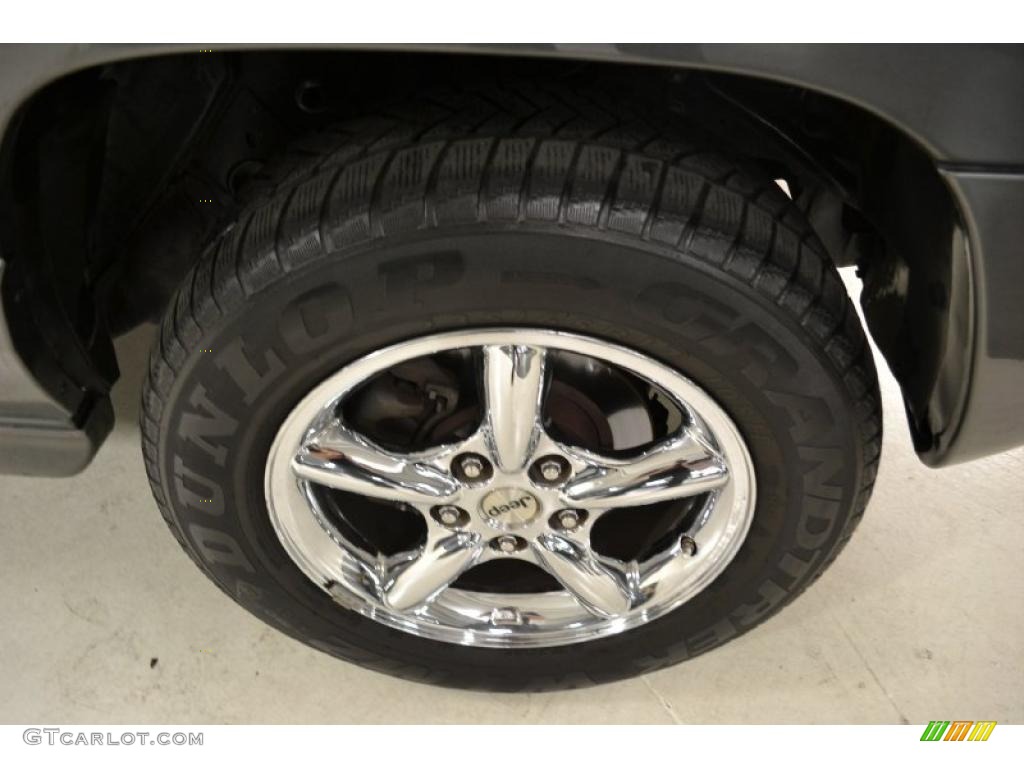 2004 Grand Cherokee Overland 4x4 - Graphite Metallic / Dark Slate Gray photo #3