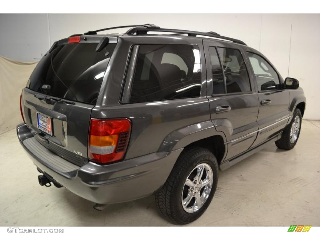 2004 Grand Cherokee Overland 4x4 - Graphite Metallic / Dark Slate Gray photo #6