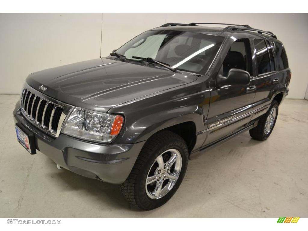 2004 Grand Cherokee Overland 4x4 - Graphite Metallic / Dark Slate Gray photo #9