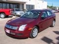 2007 Merlot Metallic Ford Fusion S  photo #2