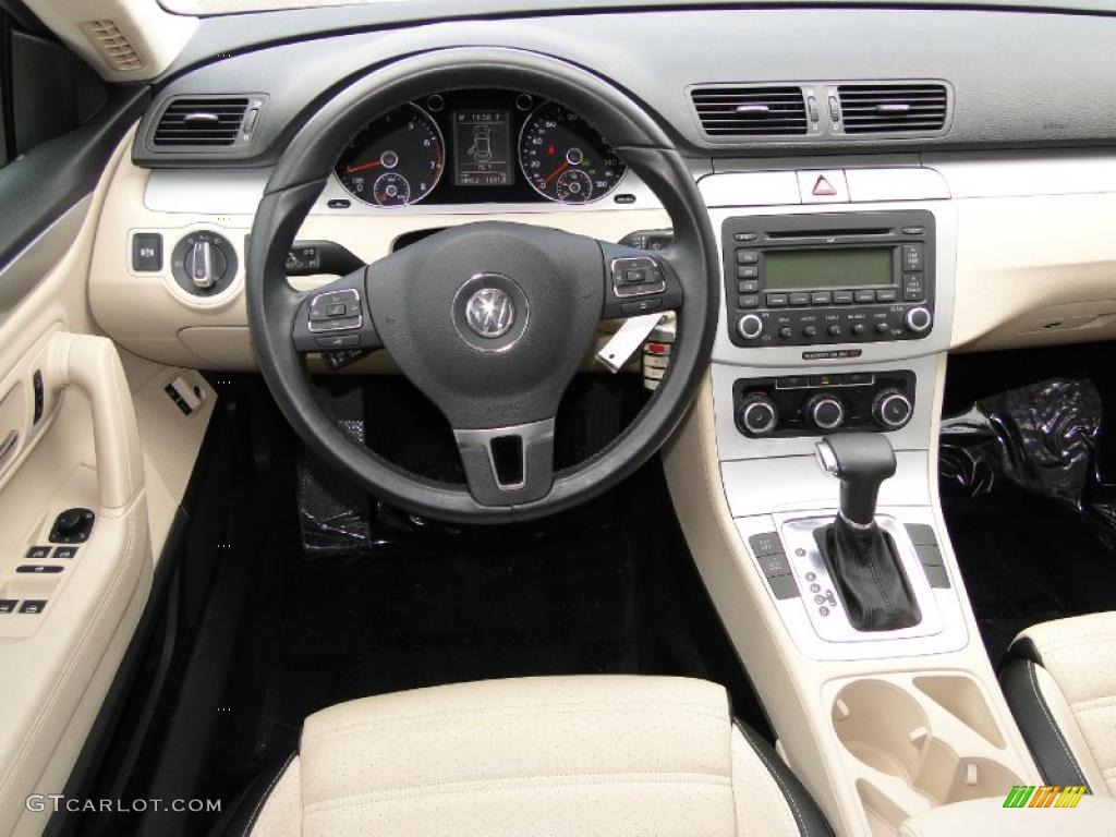 2009 Volkswagen CC Sport Cornsilk Beige Two-Tone Dashboard Photo #49398197