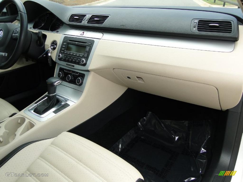 2009 Volkswagen CC Sport Cornsilk Beige Two-Tone Dashboard Photo #49398287