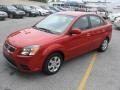 2010 Tropical Red Kia Rio LX Sedan  photo #2