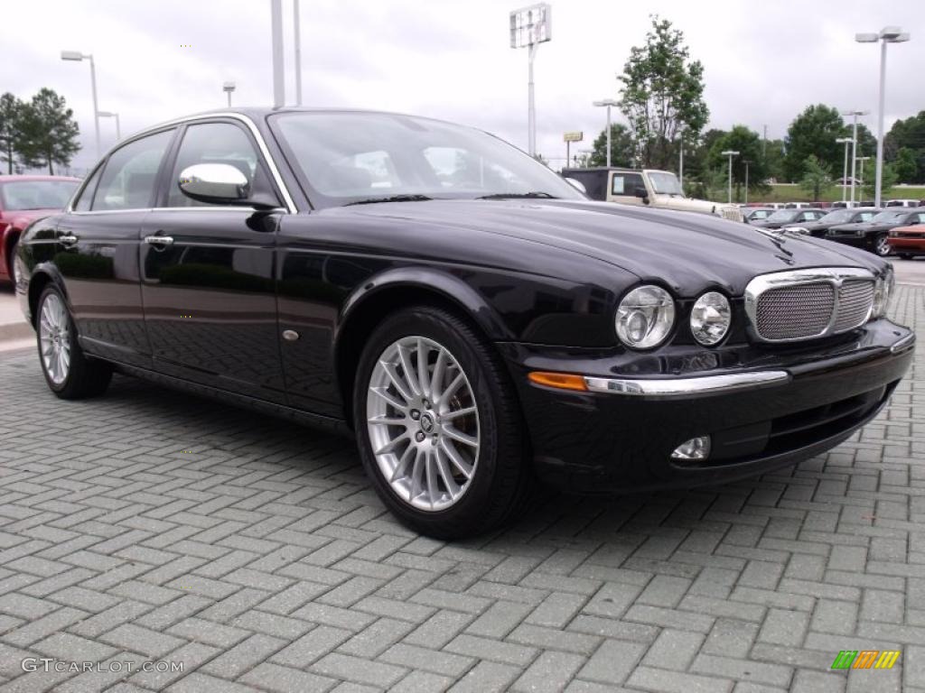 Ebony Black 2007 Jaguar XJ XJ8 L Exterior Photo #49399583