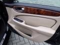 2007 Jaguar XJ Barley/Charcoal Interior Door Panel Photo