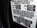 PEC: Ebony Black 2007 Jaguar XJ XJ8 L Color Code