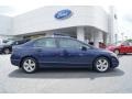 2007 Royal Blue Pearl Honda Civic EX Sedan  photo #2