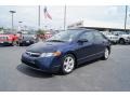 2007 Royal Blue Pearl Honda Civic EX Sedan  photo #6