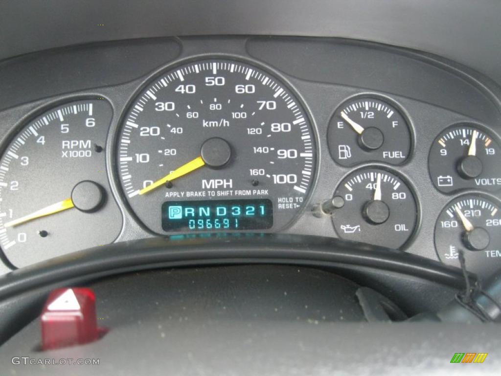 2000 GMC Sierra 1500 SL Regular Cab 4x4 Gauges Photos
