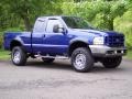Sonic Blue Metallic - F350 Super Duty XLT SuperCab 4x4 Photo No. 11