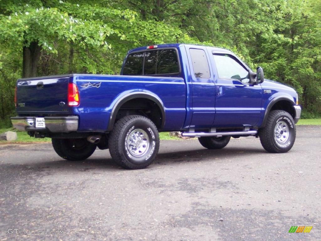 Sonic Blue Metallic 2003 Ford F350 Super Duty XLT SuperCab 4x4 Exterior Photo #49401842