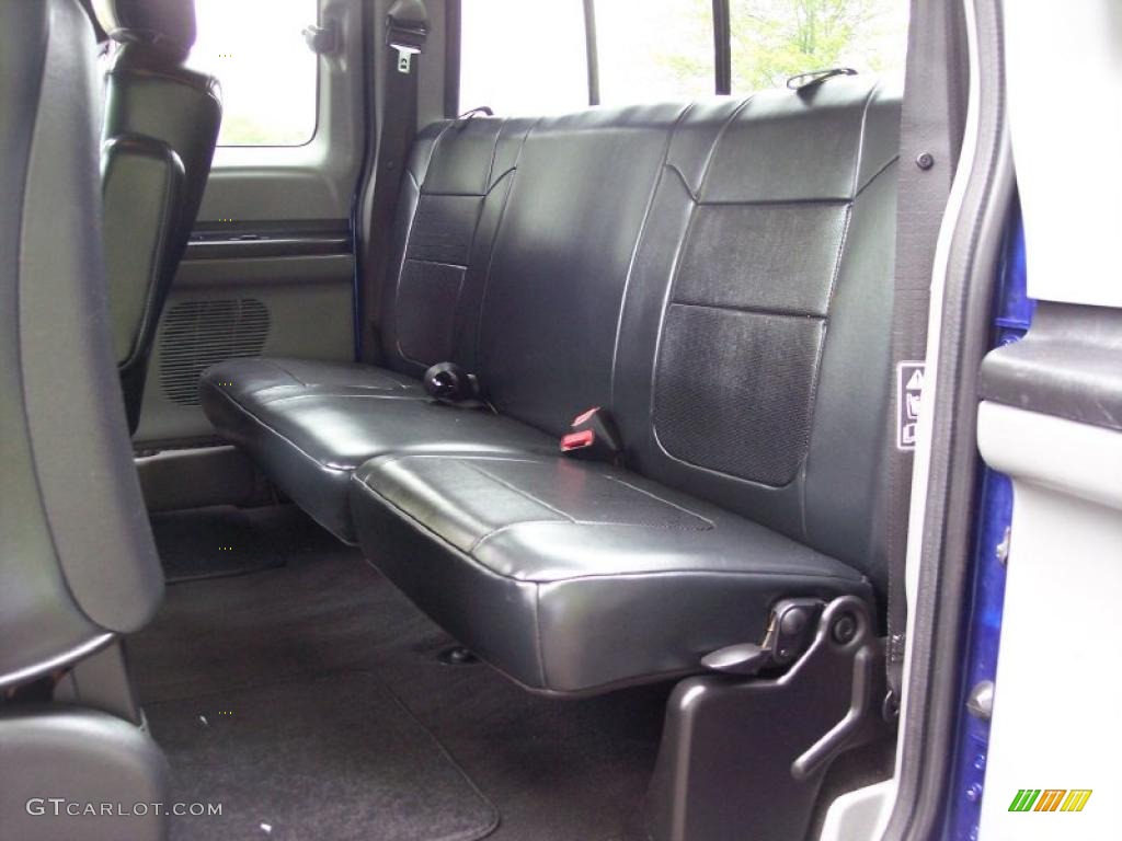Dark Flint Interior 2003 Ford F350 Super Duty XLT SuperCab 4x4 Photo #49402166
