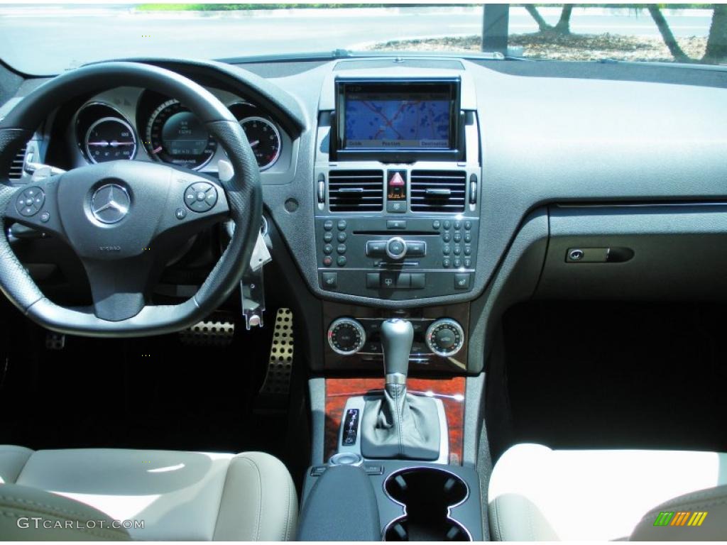 2009 Mercedes-Benz C 63 AMG AMG Sahara Beige Dashboard Photo #49402451