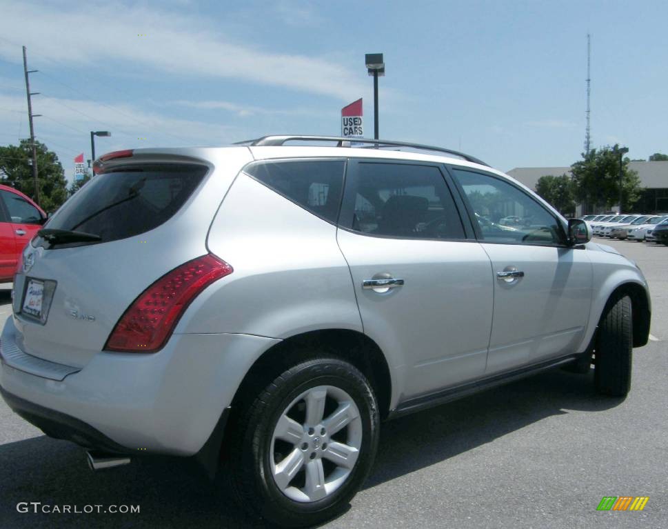 2006 Murano S AWD - Brilliant Silver Metallic / Charcoal photo #14