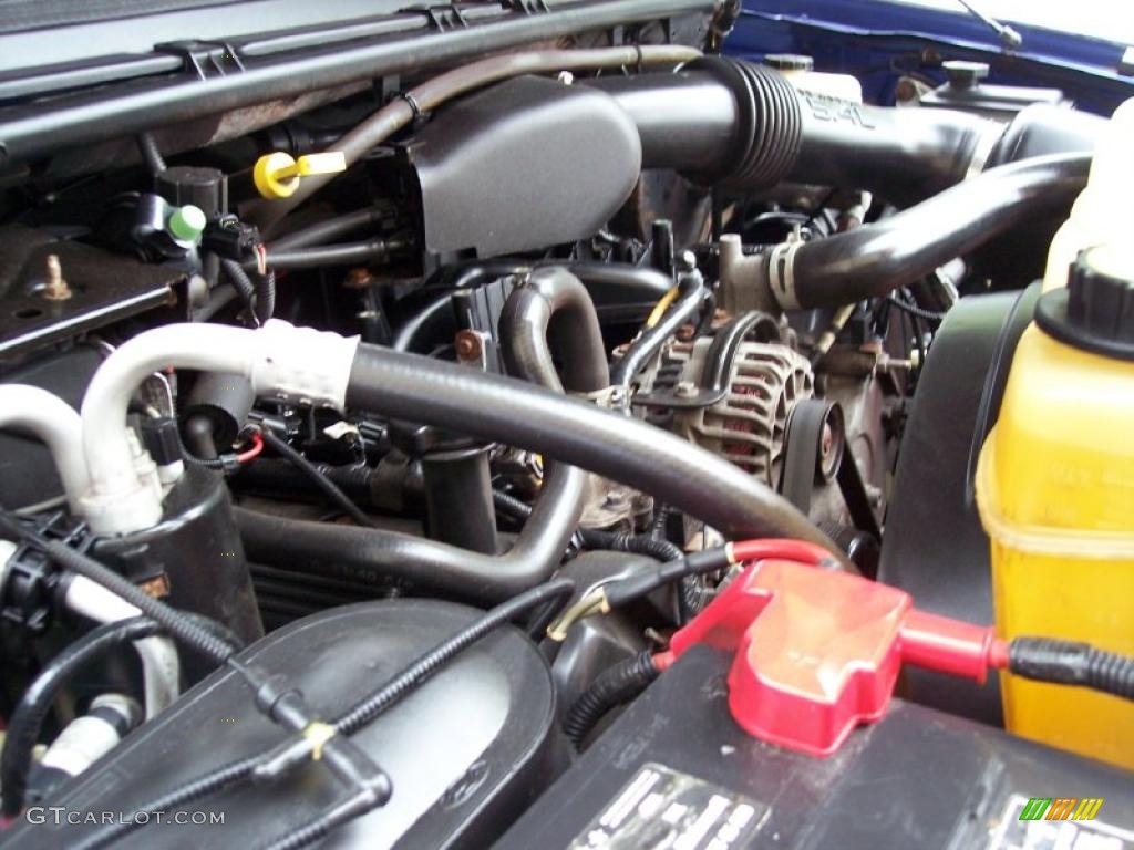 2003 Ford F350 Super Duty XLT SuperCab 4x4 5.4 Liter SOHC 16 Valve Triton V8 Engine Photo #49402511
