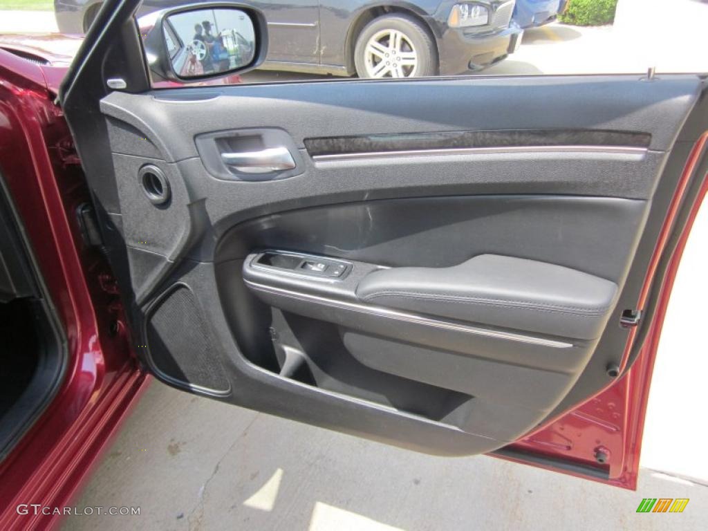 2011 Chrysler 300 Limited Black Door Panel Photo #49402865