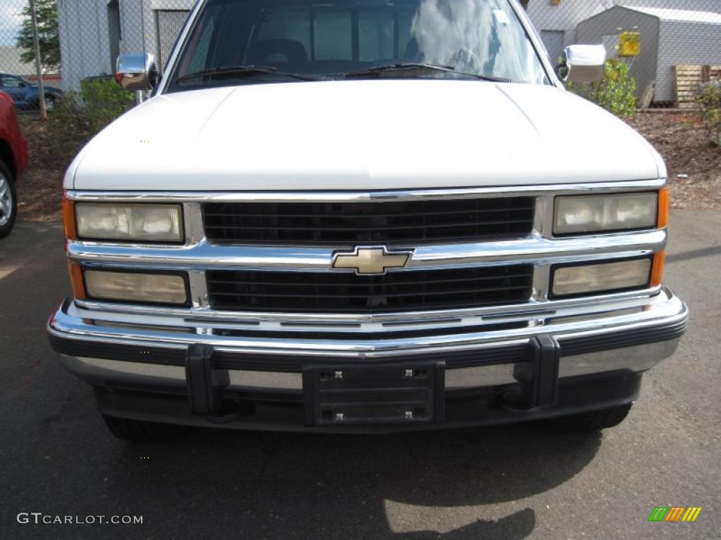 1994 C/K K1500 Z71 Extended Cab 4x4 - White / Red photo #3
