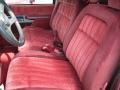 Red 1994 Chevrolet C/K K1500 Z71 Extended Cab 4x4 Interior Color