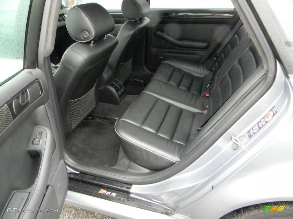 Ebony Black Interior 2003 Audi RS6 4.2T quattro Photo #49403741
