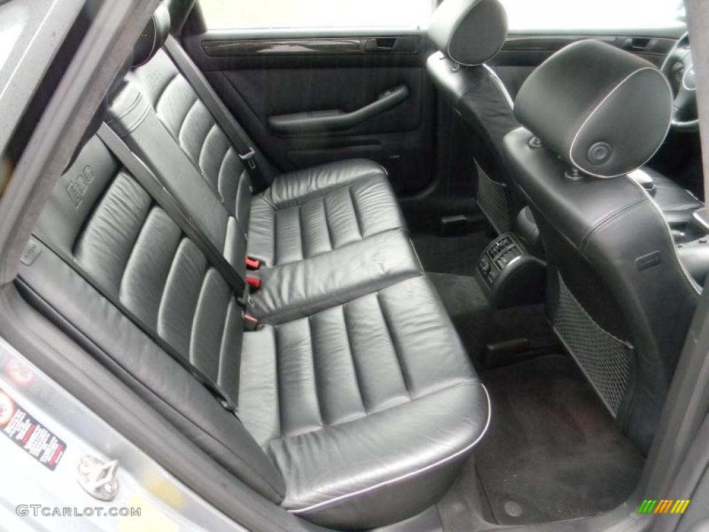 Ebony Black Interior 2003 Audi RS6 4.2T quattro Photo #49403768