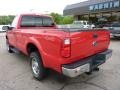Red - F250 Super Duty XLT Regular Cab 4x4 Photo No. 2