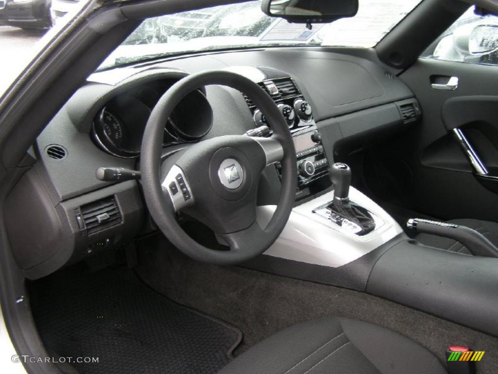 2007 Saturn Sky Roadster Black Dashboard Photo #49405037