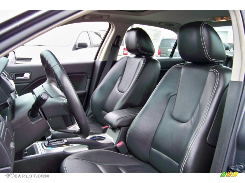 Charcoal Black Interior 2010 Ford Fusion SEL V6 AWD Photo #49405647