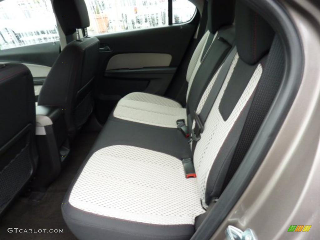 Jet Black/Light Titanium Interior 2010 Chevrolet Equinox LS AWD Photo #49405842