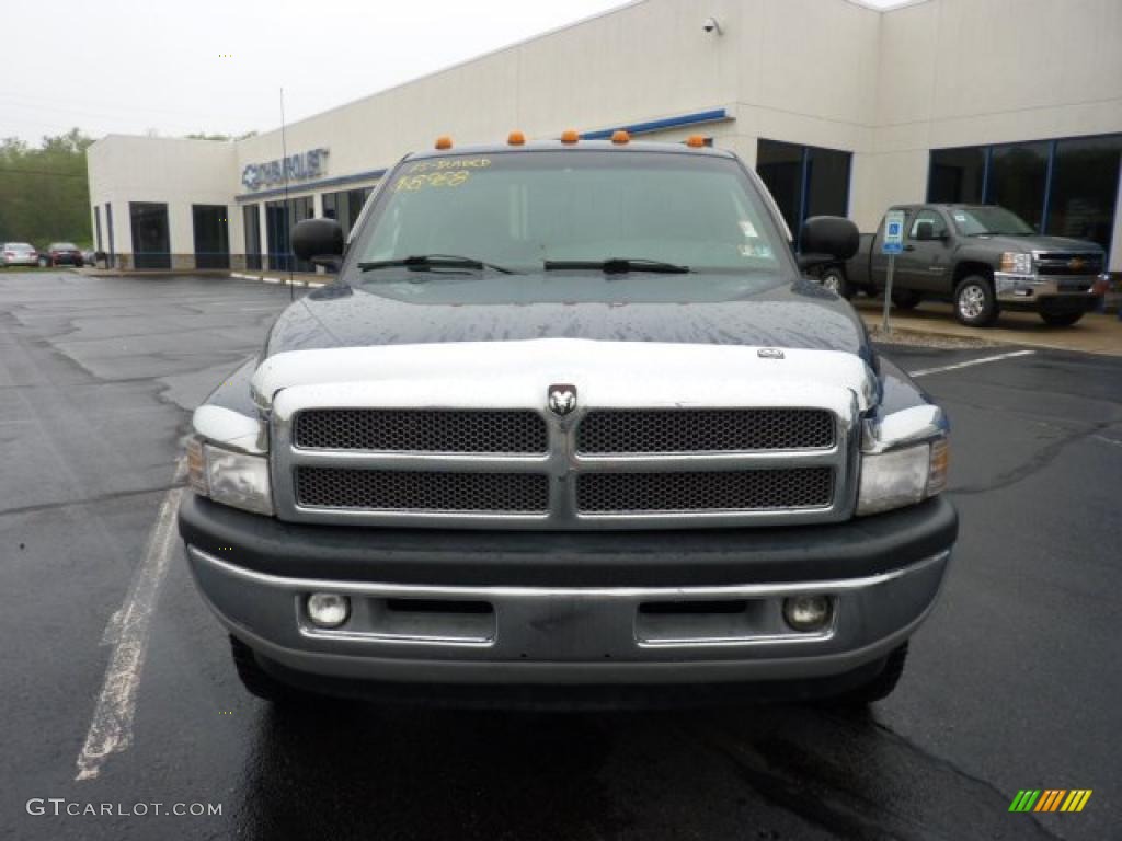 2001 Ram 1500 SLT Club Cab 4x4 - Patriot Blue Pearl / Agate photo #6