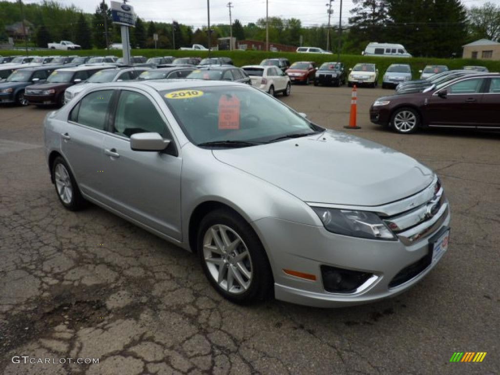 2010 Fusion SEL V6 - Brilliant Silver Metallic / Charcoal Black photo #6